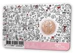 VOOR MIJN NUMMER ÉÉN - 1 CENT IN COINCARD, Postzegels en Munten, Munten | Nederland, Ophalen of Verzenden, 1 cent, Losse munt