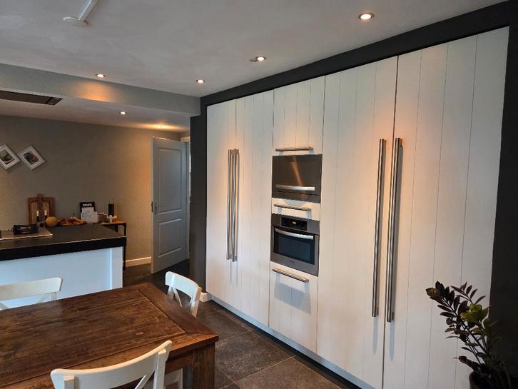 Keuken, Huis en Inrichting, Keuken | Complete keukens, Gebruikt, Hoekkeuken, Wit, Graniet of Steen, Ophalen