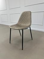 Kick eetkamerstoel Tara champagne, Nieuw, Vijf, Zes of meer stoelen, Design, Stof