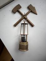 Mijnwerkerslamp Jubileum Staatsmijnen 1902-1927  Emma, Antiek en Kunst, Verzenden