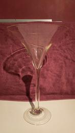 Glazen Kelk / Vaas - Puntgaaf - 40cm Hoog, Huis en Inrichting, Woonaccessoires | Vazen, Ophalen, Overige kleuren, Minder dan 50 cm