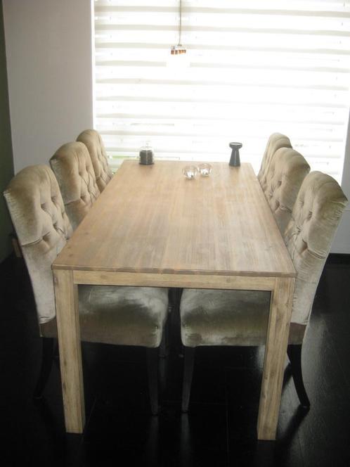 Eetkamertafel, Huis en Inrichting, Tafels | Eettafels, Gebruikt, 50 tot 100 cm, 150 tot 200 cm, Vijf personen of meer, Rechthoekig