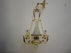 schitterende ijzeren vintage hanglamp tafellamp, Antiek en Kunst, Antiek | Lampen, Ophalen of Verzenden