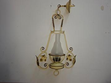 schitterende ijzeren vintage hanglamp tafellamp beschikbaar voor biedingen