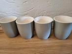 4 grijze mokjes voor bijvoorbeeld senseo, Huis en Inrichting, Keuken | Servies, Ophalen of Verzenden, Zo goed als nieuw, Overige stijlen