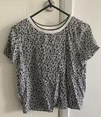 OVS blouse bloes met split achter zwart wit gebloemd maat S, Zwart, Nieuw, Ophalen of Verzenden, Maat 36 (S)