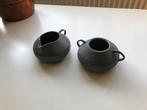 Tinnen melkkannetje plus suikerpot merk, Antiek en Kunst, Antiek | Tin, Ophalen of Verzenden