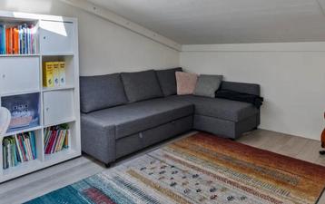 Slaapbank Ikea met kleed beschikbaar voor biedingen