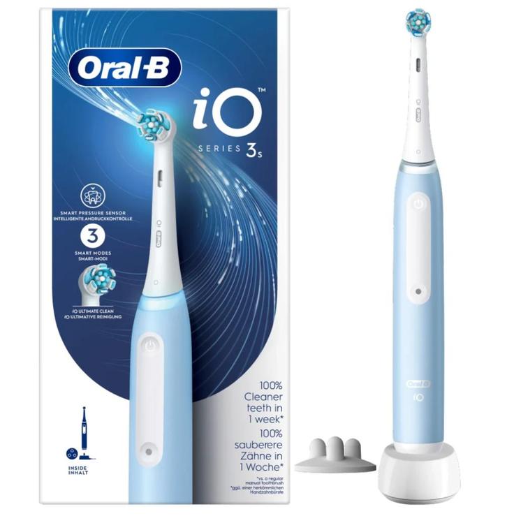 Oral-B Elektrische Tandenborstel iO 3S Blauw, Sieraden, Tassen en Uiterlijk, Uiterlijk | Mondverzorging, Nieuw, Tandenborstel