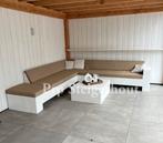Steigerhout Loungebank Tuinset Loungeset Tuinbank Tuinmeubel, Steigerhout, Nieuw, Ophalen of Verzenden, Eettafel