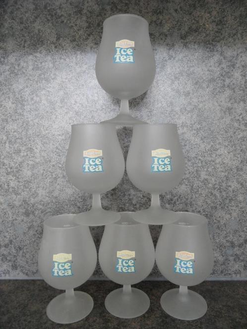 6x Lipton ice tea glazen - NIEUW, Huis en Inrichting, Keuken | Keukenbenodigdheden, Nieuw, Ophalen of Verzenden