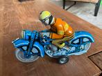 Wat een origineel Cadeau. Een Vintage Blikken Motorrijder, Ophalen of Verzenden