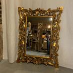 Barok Spiegel - houten lijst -120 x 90 cm- Goud - TTM Wonen, Antiek en Kunst, Antiek | Spiegels, 50 tot 100 cm, 100 tot 150 cm