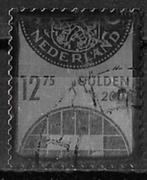 NVPH NR 2009 LAATSTE GULDEN ZEGEL ZILVER GESTEMPELD UIT 2001, Postzegels en Munten, Postzegels | Nederland, Ophalen of Verzenden