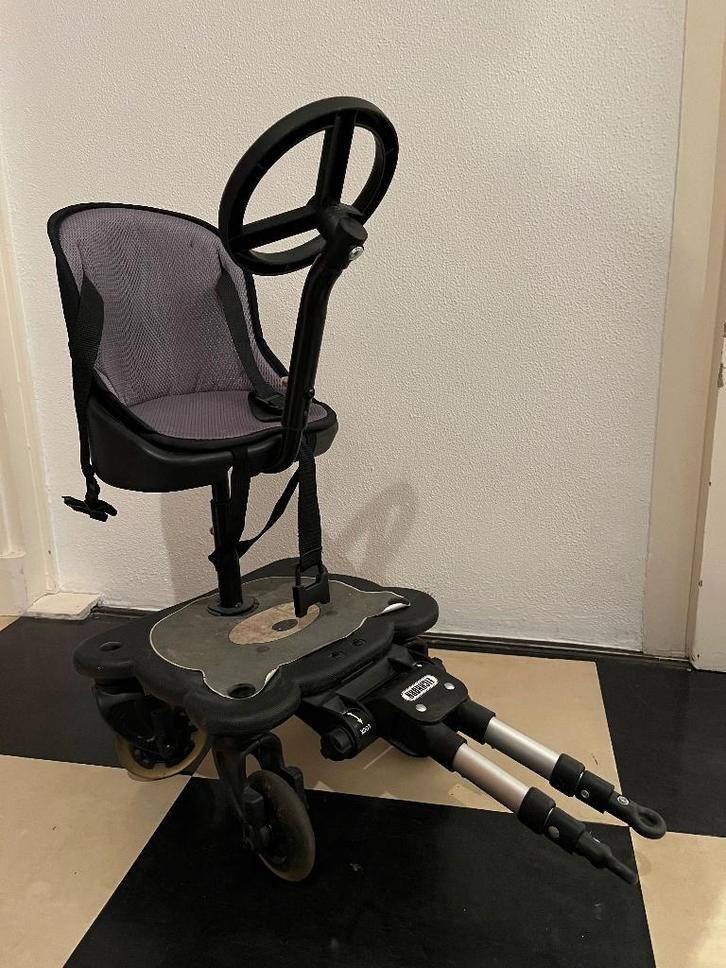 Meerijdplankje met zitje, Kinderen en Baby's, Kinderwagens en Combinaties, Gebruikt, Kinderwagen, Overige merken, Ophalen of Verzenden