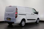 Ford Transit Custom 2.0 TDCI 130PK Automaat - EURO 6 - Airco, Auto's, Bestelauto's, Stof, 4 cilinders, Wit, Origineel Nederlands