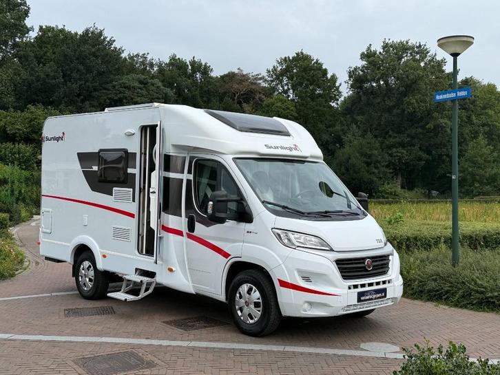 Sunlight T58-Fransbed-5,99 m!-1e eig-2020-Zgan-13.020 km!, Caravans en Kamperen, Campers, Bedrijf, Half-integraal, Sunlight, Diesel
