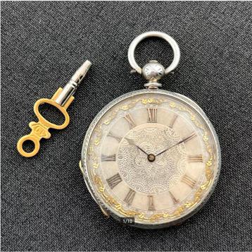 Zeldzaam Nordman Genève Zakhorloge (ca. 1846) beschikbaar voor biedingen