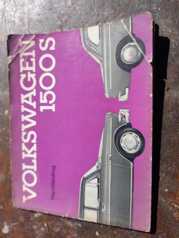 Handleiding VOLKSWAGEN 1500S PONTON 1964 NL beschikbaar voor biedingen