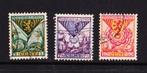 Nederland NVPH 166-168 gestempeld, Postzegels en Munten, Postzegels | Nederland, Verzenden, T/m 1940, Gestempeld