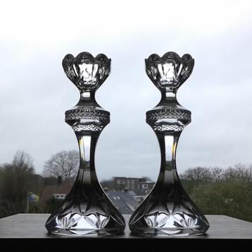 Kandelaar (2) Bohemia Crystal Klassiek Kristal beschikbaar voor biedingen