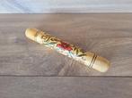 Vintage hand beschilderde (brei)naalden koker, Ophalen of Verzenden