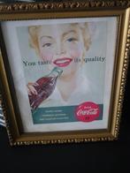 coca cola  poster/afbeelding 1953 (gedateerd), Verzamelen, Merken en Reclamevoorwerpen, Ophalen of Verzenden, Gebruikt, Overige typen