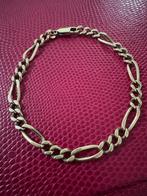 Gouden schakel armband 14 karaat goud 585, Sieraden, Tassen en Uiterlijk, Armbanden, Ophalen of Verzenden, Zo goed als nieuw, Goud