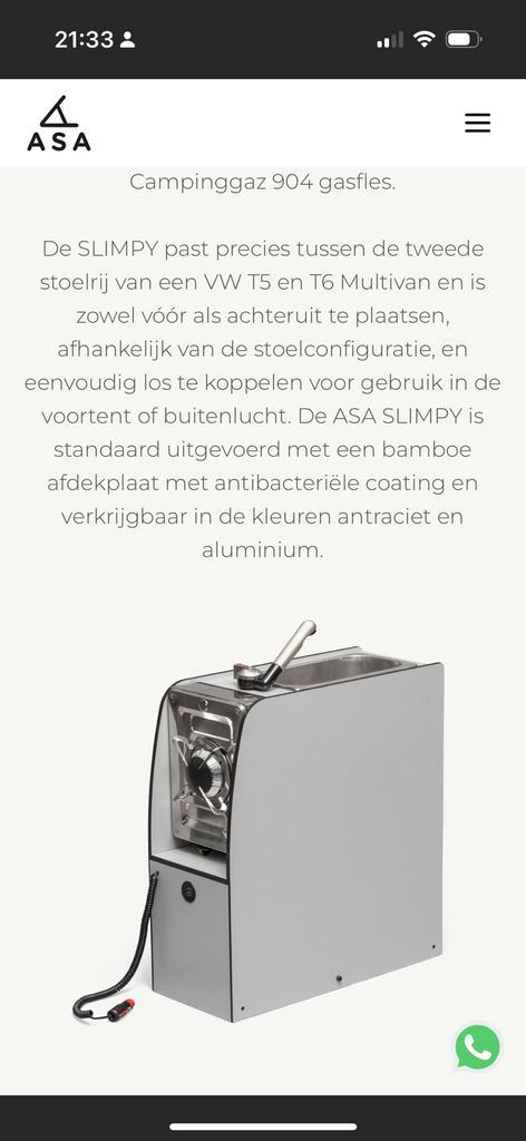 Slimpy camperkeuken oa Multivan, Caravans en Kamperen, Camper-accessoires, Zo goed als nieuw, Ophalen of Verzenden