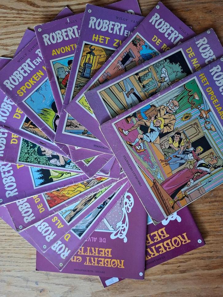 Robert en Bertrand stapel partij 12x evt losse te koop, Boeken, Stripboeken, Gelezen, Meerdere stripboeken, Ophalen of Verzenden
