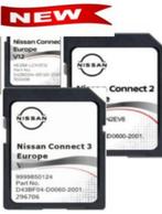 Nissan Connect 1,2 of 3 Navigatie SD Kaartlaatste versie, Nieuw, Landkaarten, West-Europa, Verzenden