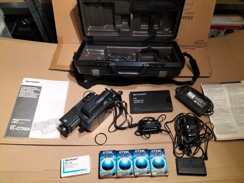 Sharp VL-c73SA videorecorder werkend uit 1988 collectes item, Audio, Tv en Foto, Videocamera's Analoog, (Video)band, Ophalen of Verzenden
