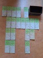 19 topografische kaarten op linnen. Twente en omgeving, Ophalen, Gebruikt