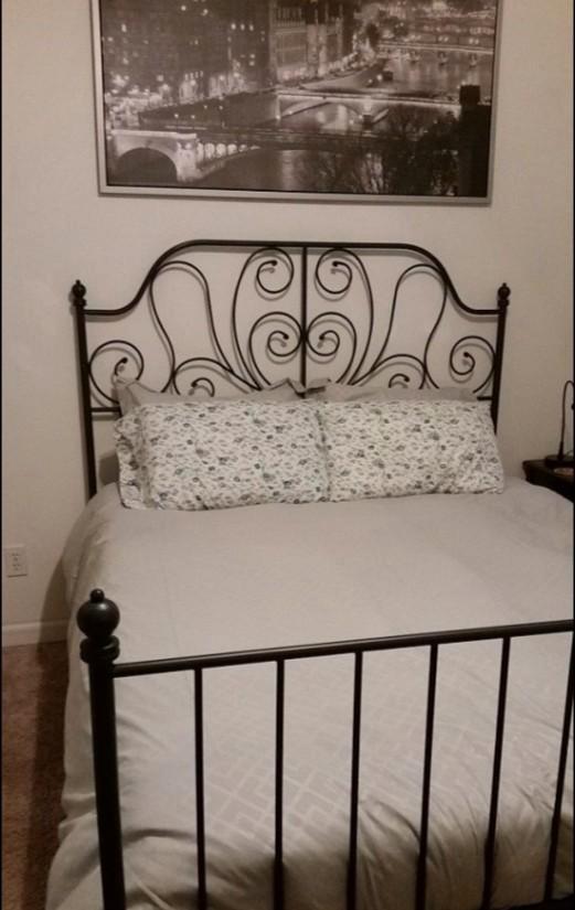 Leirvik Ikea bed, Huis en Inrichting, Slaapkamer | Bedden, Tweepersoons, 140 cm, Hout, Wit, Ophalen