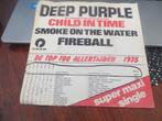 Deep Purple  - Child in time / Smoke on the Water / Fireball, Cd's en Dvd's, Vinyl Singles, Gebruikt, Single, Verzenden