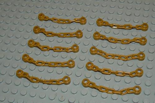 L1017 Ketting goud 5 schakels 10 st., Kinderen en Baby's, Speelgoed | Duplo en Lego, Nieuw, Lego, Losse stenen, Ophalen of Verzenden