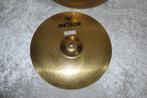Meinl Meteor brass 14 hihats 750/849gr 14 inch  <25252096>, Gebruikt, ., Drums of Percussie, Ophalen of Verzenden
