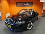 Audi A4 Cabriolet 2.4 V6 EXCLUSIVE / LEDER / 18 INCH / ZEER, Auto's, Voorwielaandrijving, Gebruikt, Zwart, Cabriolet