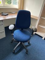 bureaustoel, Ophalen, Zo goed als nieuw, Blauw, Bureaustoel
