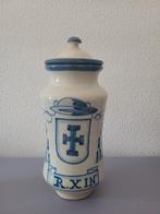 Zeldzame Apothekerspot cremekleur met kruis, teken Kardinaal, Antiek en Kunst, Antiek | Vazen, Ophalen of Verzenden