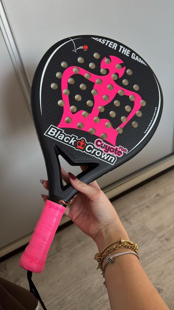 Padel Racket Black Crown Coyote, Sport en Fitness, Padel, Zo goed als nieuw, Ophalen