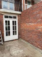 Hardhouten openslaande deuren - Doe een bod!, Doe-het-zelf en Verbouw, Deuren en Horren, Ophalen, Gebruikt, 120 cm of meer, Buitendeur