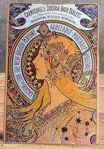 ALPHONSE MUCHA Zodiac ad Metalen Wandbord Poster, Antiek en Kunst, Kunst | Overige Kunst, Verzenden