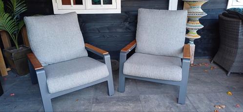 Tuinstoel Osmen Manly lounge tuinstoel, Tuin en Terras, Tuinsets en Loungesets, Zo goed als nieuw, Loungeset, Aluminium, 2 zitplaatsen