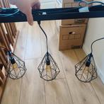 Hanglamp industrieel Leenbakker, Huis en Inrichting, Lampen | Hanglampen, Ophalen, Zo goed als nieuw, Industrieel, Metaal