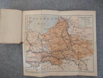 Landkaart provincies Nederland jaren 20 30 beschikbaar voor biedingen
