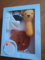 Knuffelset met knuffeldoek, knisperdoek en rammelaar NIEUW, Ophalen of Verzenden, Nieuw
