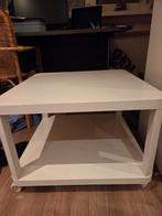 Wit bijzettafel op wielen, Ophalen, Zo goed als nieuw