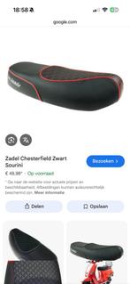 Zadel rood zwart la souris agm, Ophalen of Verzenden, Zo goed als nieuw, Zadel, Overige merken