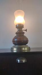 Vintage olielamp tafellamp, Ophalen of Verzenden